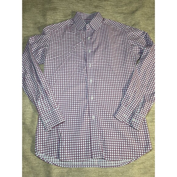 Raja Button Down Shirt Men’s Large Purple Collard - Picture 1 of 15